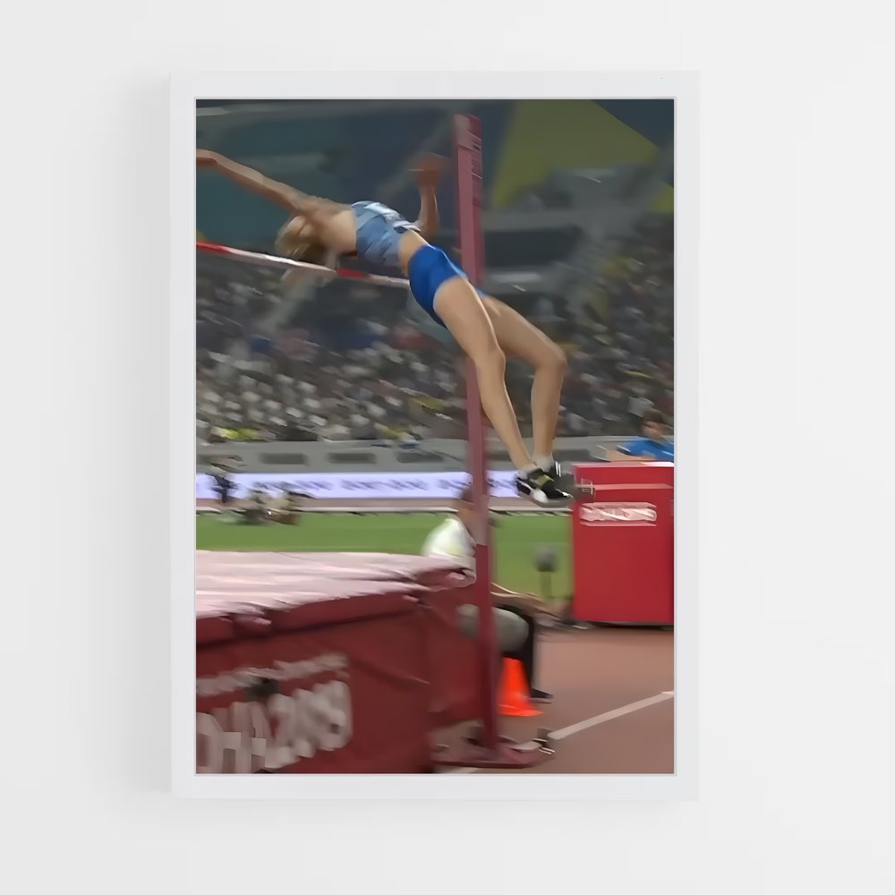 Poster Saut de Haies – affiche Athlétisme (vue 3)